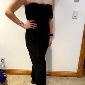 Vintage 70s Black Lingerie Jumpsuit